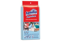 [HI606014] TOALLA COCINA FAMITEX AZUL X10 PAÑOS 7431-2